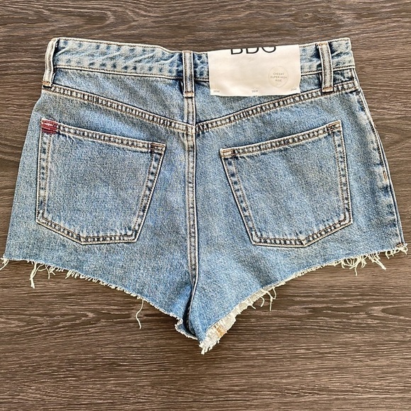 Sz30 BDG Cheeky Super High Rise Denim Shorts in light Wash NWT - Picture 7 of 9